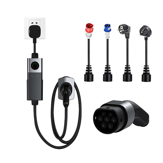 Mobili EV įkrovimo stotelė 5KW/7KW/11KW/22KW