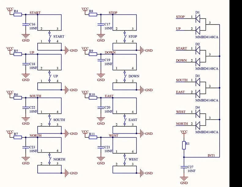 ECD-10S Belaidis Valdymo Pultas