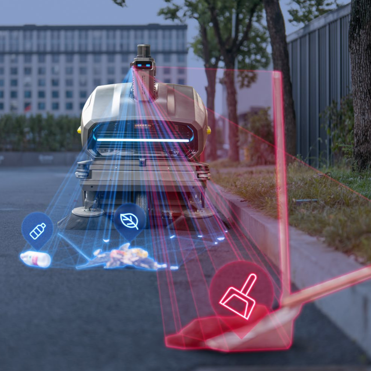 Viešųjų erdvių valymo robotas AI310